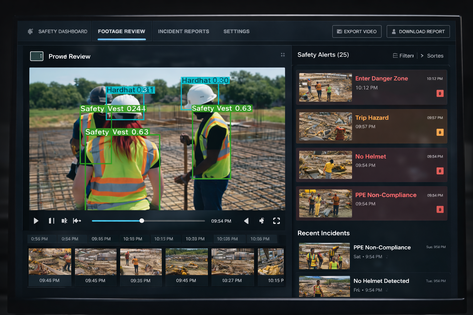 Safety Dashboard & Analytics